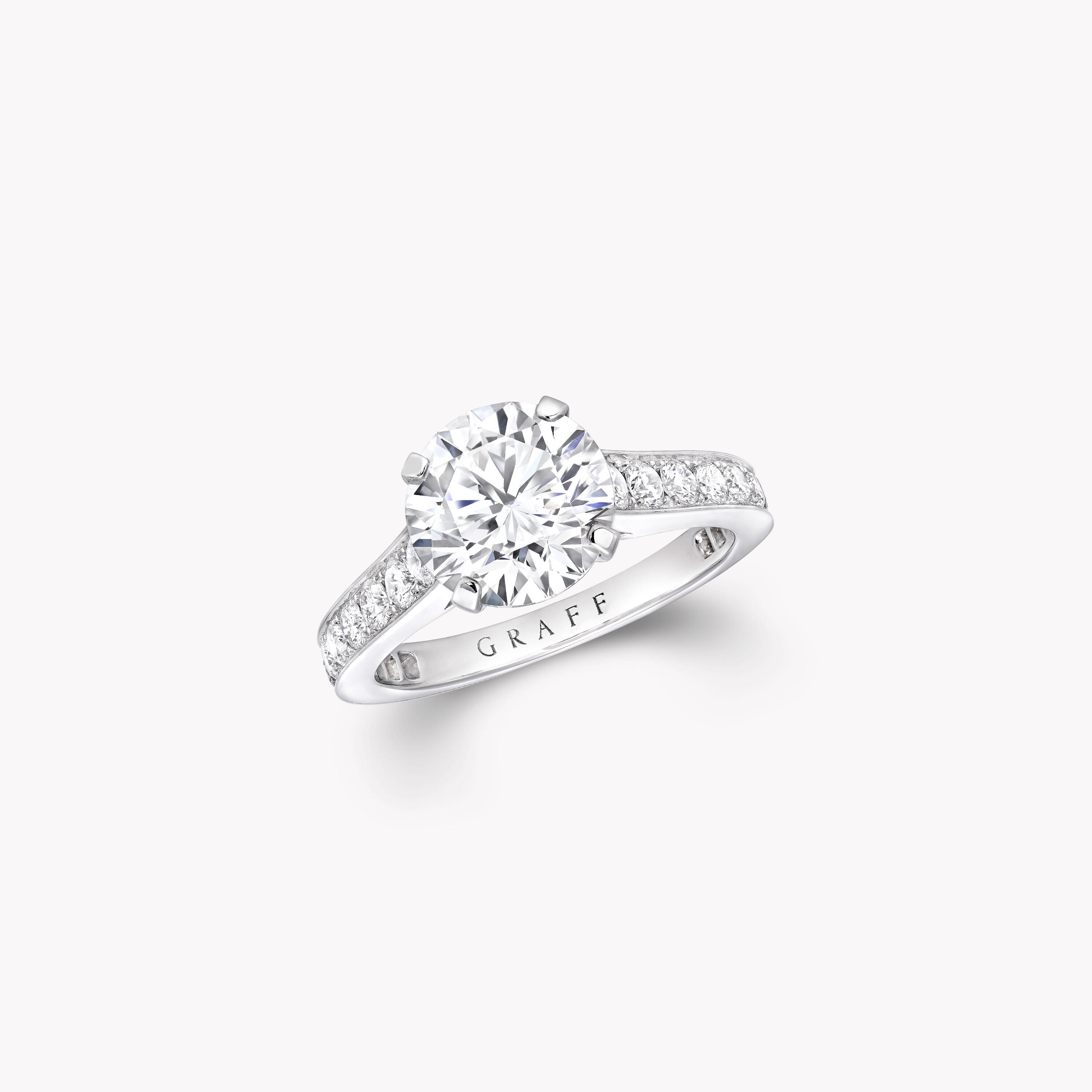 Naples Round Cut Engagement Ring